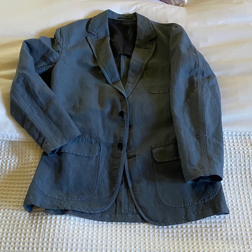 Sid Mashburn Stylish Dark Gray Blazer